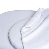CLAIR DE LUNE Cot Bedding Bale 3-pce "White"