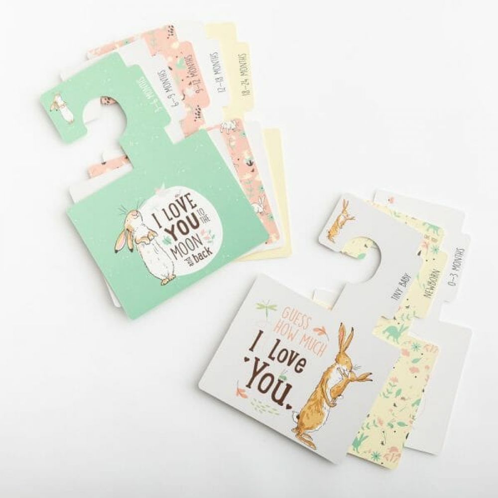 BELO AND ME Wardrobe dividers - "Guess How Much I Love You"