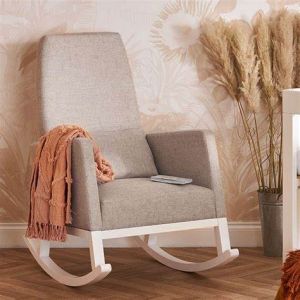 OBABY High Back Rocking Chair "Stone"