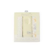 ELA & REN Large Muslin Squares Lemon 3 PK