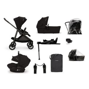 NUNA Swiv + Arra Next Travel System Bundle "Caviar"