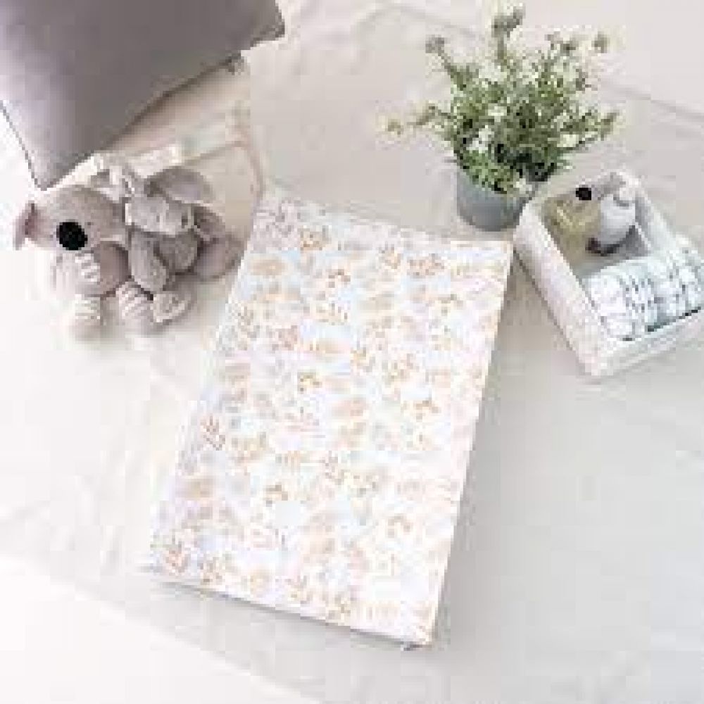 GILDED BIRD "Lovely Leaves Beige" Wedge Changing Mat
