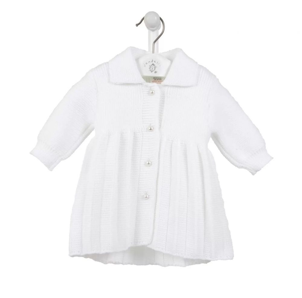 DANDELION Pearl Button Jacket "White"